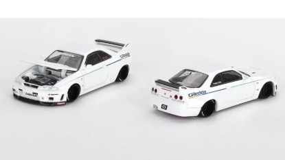 Immagine di NISSAN SKYLINE GT-R (R33) 1995 WHITE 1:64