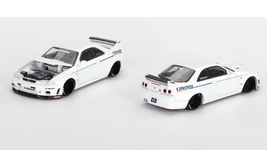 Immagine di NISSAN SKYLINE GT-R (R33) 1995 WHITE 1:64