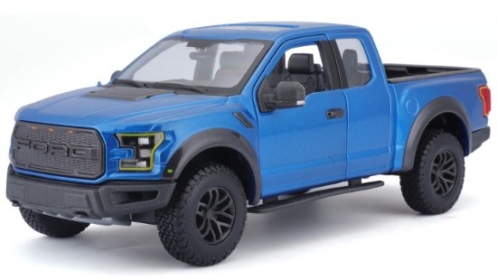 Immagine di FORD F-150 RAPTOR SE TRUCKS 2017 BLUE 1:24