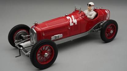 Immagine di ALFA ROMEO P3 TIPO B N.24 MONZA GP 1932 T.NUVOLARI W/DRIVER 1:18