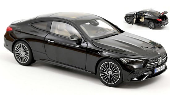 Immagine di MERCEDES CLE COUPE' 2024 OBSIDIAN BLACK METALLIC 1:18
