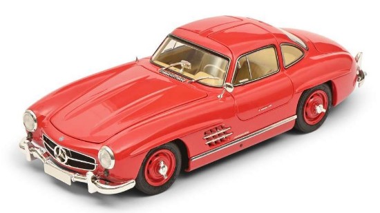 Immagine di MERCEDES 300 SL GULLWING RED DIE CAST 1:18