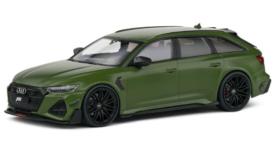 Immagine di AUDI A6 RS6-R ABT AVANT SW STATION WAGON 2022 OLIVE GREEN 1:43