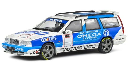 Immagine di VOLVO 850 T5-R 2.3i 20V TURBO TRIBUTE 1995 WHITE/BLUE 1:43