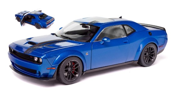 Immagine di DODGE CHALLENGER R/T SCAT PACK WIDEBODY 2023 BLUE/BLACK 1:18