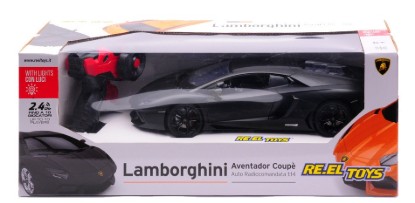 Immagine di LAMBORGHINI AVENTADOR SC BLACK RADIOCOMANDO 1:14