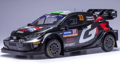 Immagine di TOYOTA YARIS WRC N.33 RALLY SWEDEN 2024 EVANS-MARTIN 1:18
