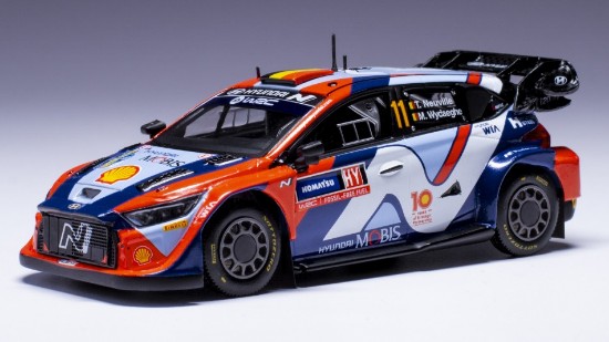 Immagine di HYUNDAI i20 N WRC N.11 RALLY SWEDEN 2024 NEUVILLE/WYDAEGHE 1:43