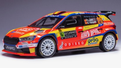 Immagine di SKODA FABIA RALLY2 N.25 RALLY MONTE CARLO 2024 LOPEZ-VASQUEZ 1:18
