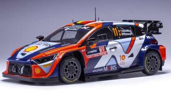 Immagine di HYUNDAI i20 N WRC N.11 RALLY SWEDEN 2024 NEUVILLE-WYDAEGHE 1:18
