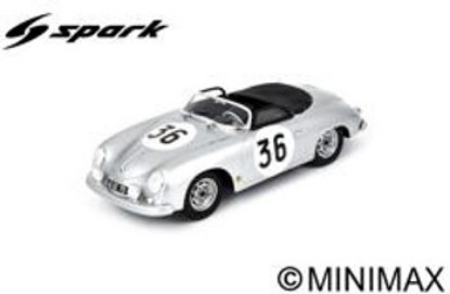 Immagine di PORSCHE 356 SPEEDSTER N.36 24 H LE MANS 1957 STOLINE-BOUREL 1:18