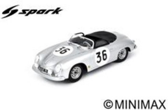 Immagine di PORSCHE 356 SPEEDSTER N.36 24 H LE MANS 1957 STOLINE-BOUREL 1:18