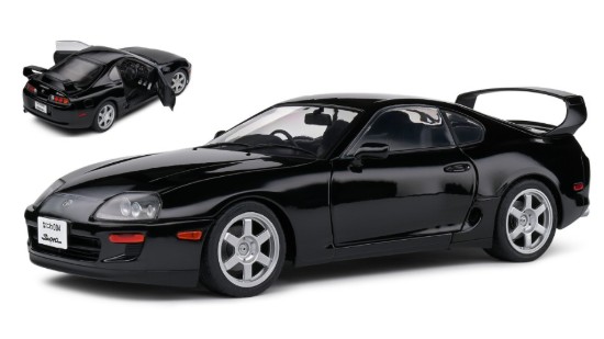 Immagine di TOYOTA SUPRA MKIV (A80) COUPE 1993 BLACK 1:18