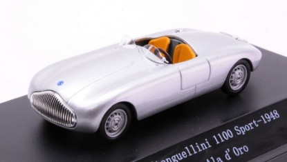 Immagine di STANGUELLINI 1100 SPORT ALA D'ORO 1948 SILVER 1:43