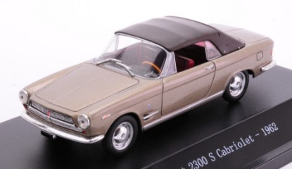 Immagine di FIAT 2300 CABRIO CLOSED 1962 GOLD 1:43