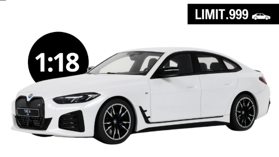 Immagine di BMW I4 M50 2021 MINERAL WHITE METALLIC 1:18