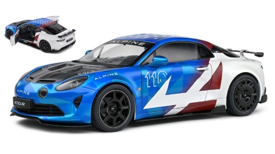 Immagine di ALPINE A110 RADICALE COUPE 2023 BLUE/WHITE/RED 1:18