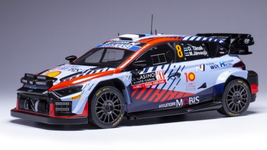 Immagine di HYUNDAY i20 N WRC N.8 RALLY MONTE CARLO 2024 TANAK-JARVEOJA 1:18
