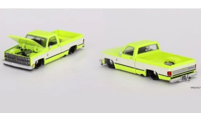 Immagine di CHEVROLET SILVERADO KAIDO V1 1980 FLO YELLOW 1:64