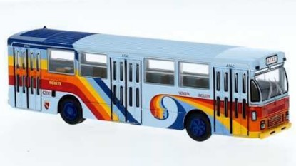 Immagine di FIAT 418 AL AUTOBUS 1972 ATAC LIGHT BLUE-RAINBOW 1:87