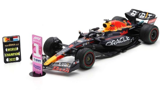 Immagine di RED BULL MAX VERSTAPPEN 2022 N.1 WINNER JAPANESE GP (W/W.CH.BOARD) 1:12