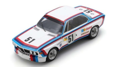Immagine di BMW 3.0 CSL N.51 11th 24 H LE MANS 1973 T.HEZEMANS-D.QUESTER 1:18