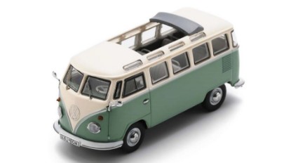 Immagine di VW T1 SAMBA LIGHT GREEN DIE CAST 1:43