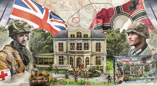Immagine di SEPTEMBER 1944 OPERATION MARKET/GARDEN HAERTENSTEIN HOTEL KIT 1:72
