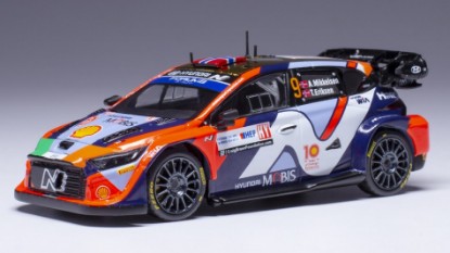 Immagine di HYUNDAI i20 N WRC N.9 RALLY CROATIA 2024 MIKKELSEN/ERIKSEN 1:43