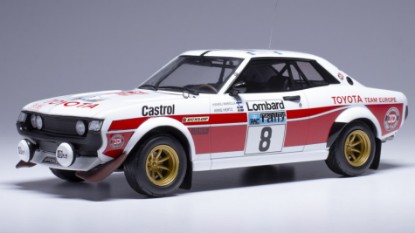 Immagine di TOYOTA CELICA 2000 GT N.8 RAC RALLY 1977 MIKKOLA-HERTZ 1:18
