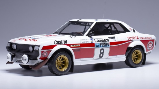 Immagine di TOYOTA CELICA 2000 GT N.8 RAC RALLY 1977 MIKKOLA-HERTZ 1:18
