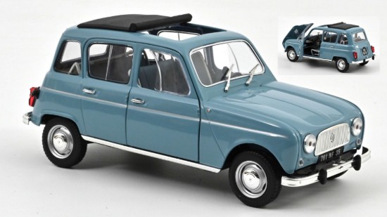 Immagine di RENAULT 4 L 1966 FRENCH BLUE 1:18