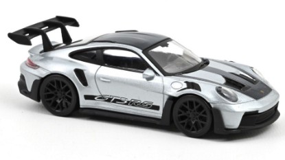 Immagine di PORSCHE 911 GT3 RS 2022 SILVER AND BLACK STICKERS JET CAR 1:43