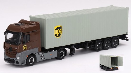 Immagine di MERCEDES ACTROS WITH 40' CONTAINER UPS EUROPE 2023 1:64