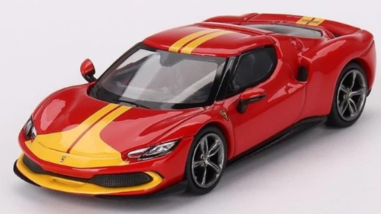 Immagine di FERRARI 296 GTB ASSETTO FIORANO 2023 RED "BBR FOR MINI-GT"1:64