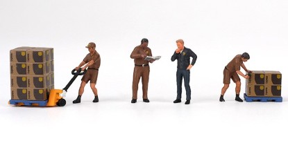 Immagine di UPS DRIVER AND WORKERS 2023 1:64