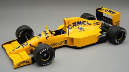 Immagine di LOTUS 102 N.12 ITALY GP 1990 M.DONNELLY C/VETRINA 1:18