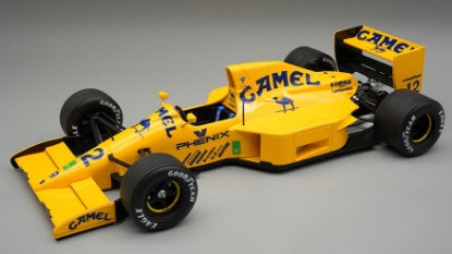 Immagine di LOTUS 102 N.12 LAMBORGHINI ENGINE JAPAN GP 1990 J.HERBERT C/VETRINA 1:18