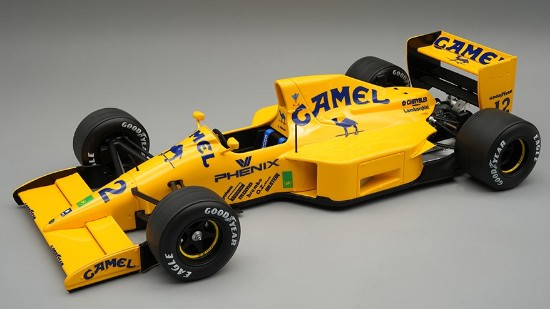Immagine di LOTUS 102 N.12 LAMBORGHINI ENGINE JAPAN GP 1990 J.HERBERT C/VETRINA 1:18
