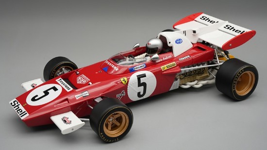Immagine di FERRARI 312 B2 N.5 GERMAN GP 1971 M.ANDRETTI C/VETRINA 1:18