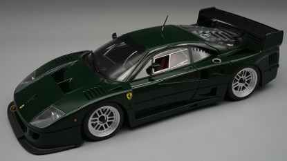 Immagine di FERRARI F40 LM 1996 PRESS VERSION DARK ENGLISH GREEN C/VETRINA