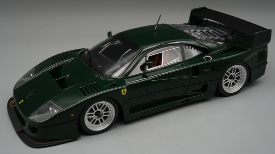 Immagine di FERRARI F40 LM 1996 PRESS VERSION DARK ENGLISH GREEN C/VETRINA
