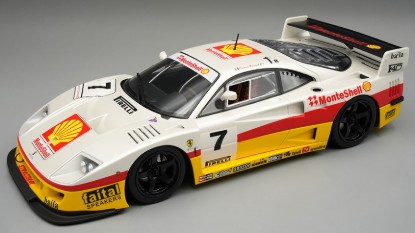 Immagine di FERRARI F40 LM 1996 N.7 MONTE SHELL/BLACK WHEELS C/VETRINA