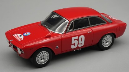 Immagine di ALFA ROMEO GIULIA 1600 SPRINT GTA N.59 TOUR DE CORSE 1965 L.BIANCHI 1:43
