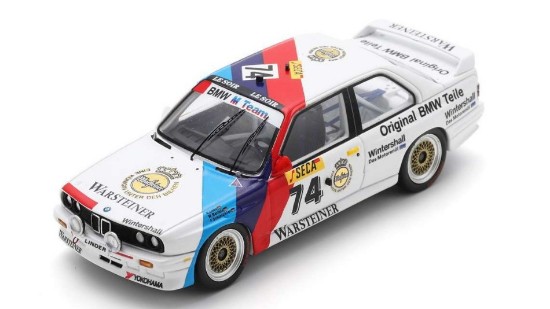 Immagine di BMW E30 M3 N.74 7th 24 H SPA 1988 LOHR-SCHMICKLER-BARTELS 1:43