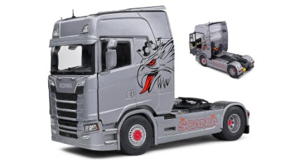 Immagine di SCANIA S580 V8 TRACTOR TRUCK HIGHLINE 2-ASSI 2023 SILVER 1:24