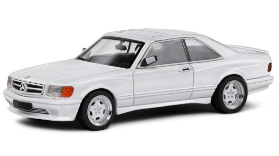 Immagine di MERCEDES S-CLASS 560SEC AMG (C126) WIDE BODY 1990 WHITE 1:43