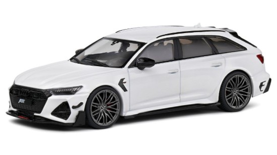 Immagine di AUDI A6 RS6-R ABT AVANT SW STATION WAGON 2021 WHITE 1:43