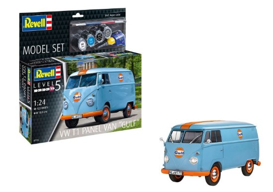 Immagine di MODEL SET VW T1 PANEL VAN "GULF" KIT 1:24