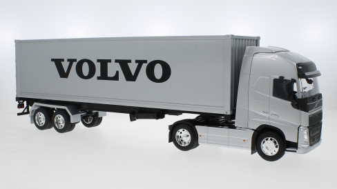 MODELLINO CAMION STATICO DIECAST WELLY VOLVO FH SILVER MODELLISMO SCALA 1:32